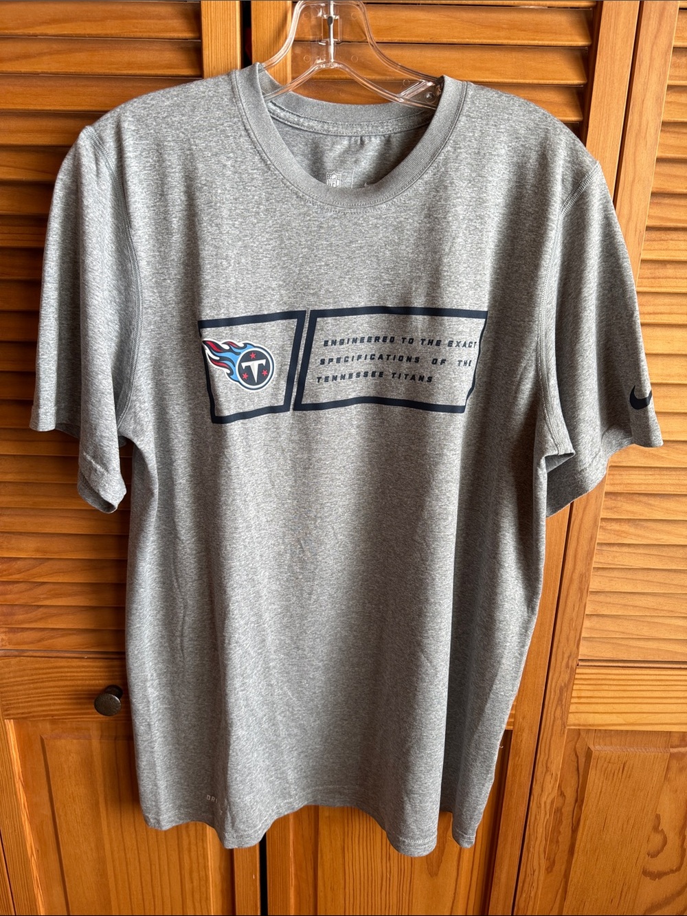Nike Gray Tennessee Titans Graphic Short Sleeve Tee